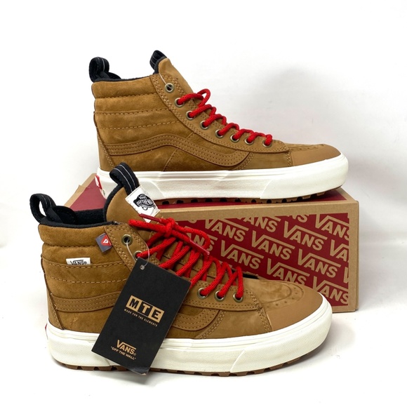 VANS Sk8-Hi MTE-2 High Top Suede Lights Brown Women's Size Sneakers VN0007NKGWU - Picture 7 of 9